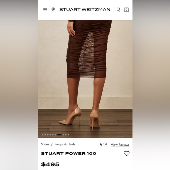 Stuart Weitzman Beige Heels - Picture 3 of 16